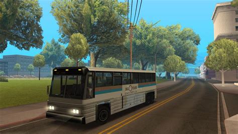 GTA San Andreas Coach with 3D interior Mod.